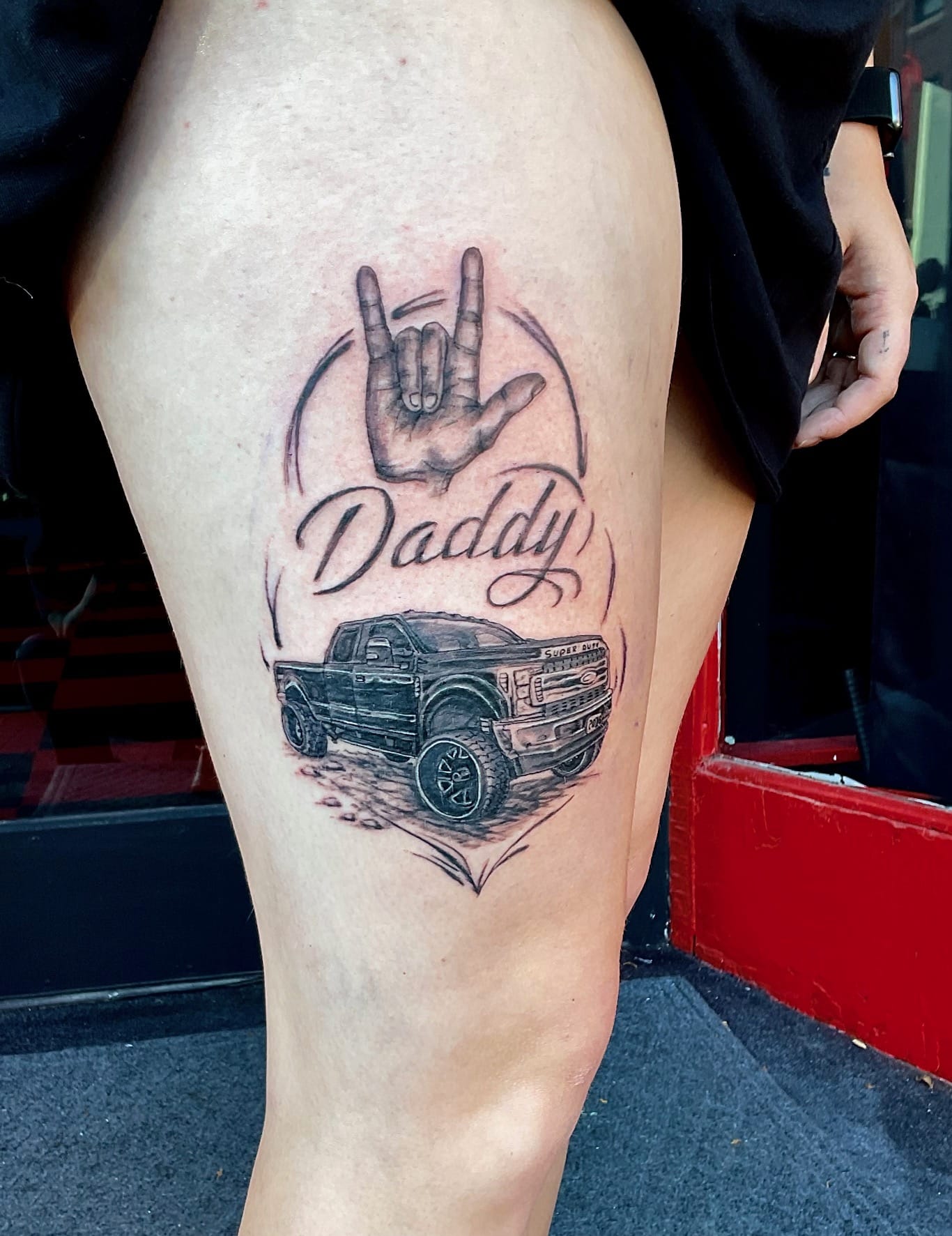 Traditional tattoo art by Craig at Mayhem Ink Tattoo